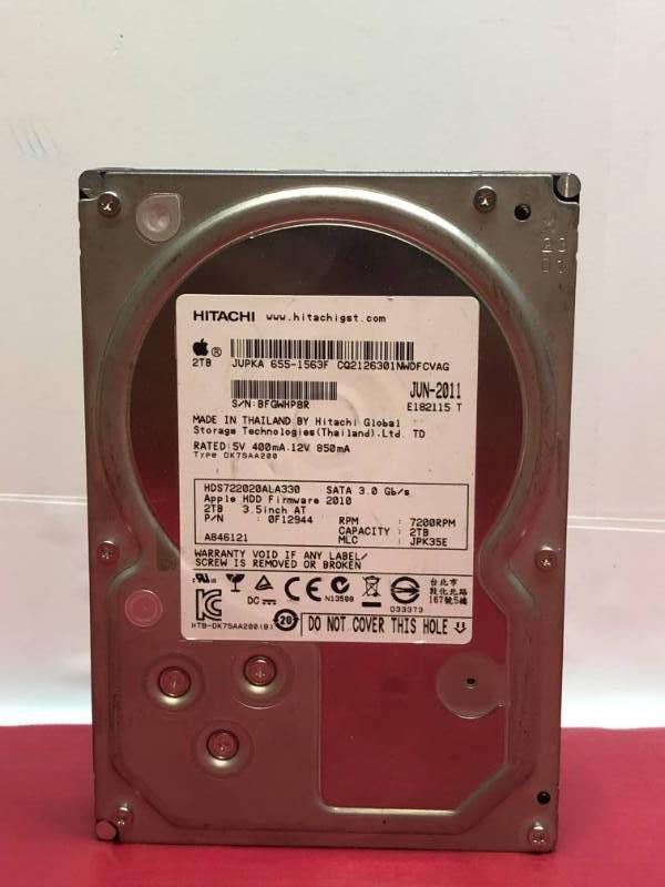 lot 3182 image: HITACHI 2TB HARDRIVE