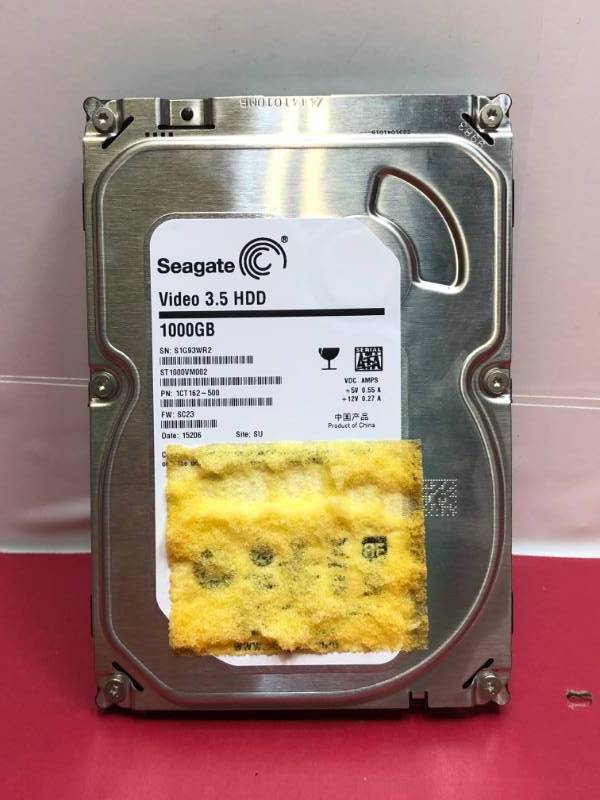 lot 3189 image: SEAGATE VIDEO 3.5HDD 1TB HARDRIVE