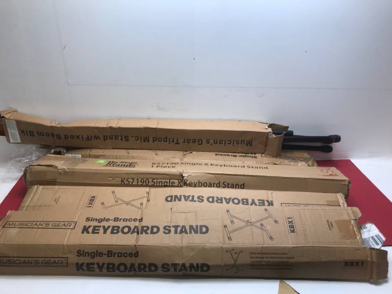 lot 3049 image: LOT OF DJ STANDS