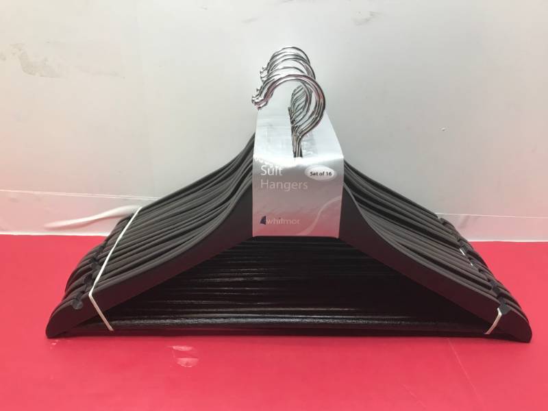 lot 3051 image: SET OF 16 WHITMOR HANGERS