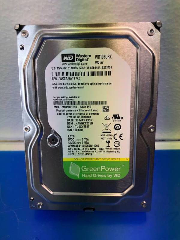 lot 3206 image: WESTERN DIGITAL 1TB HARDRIVE