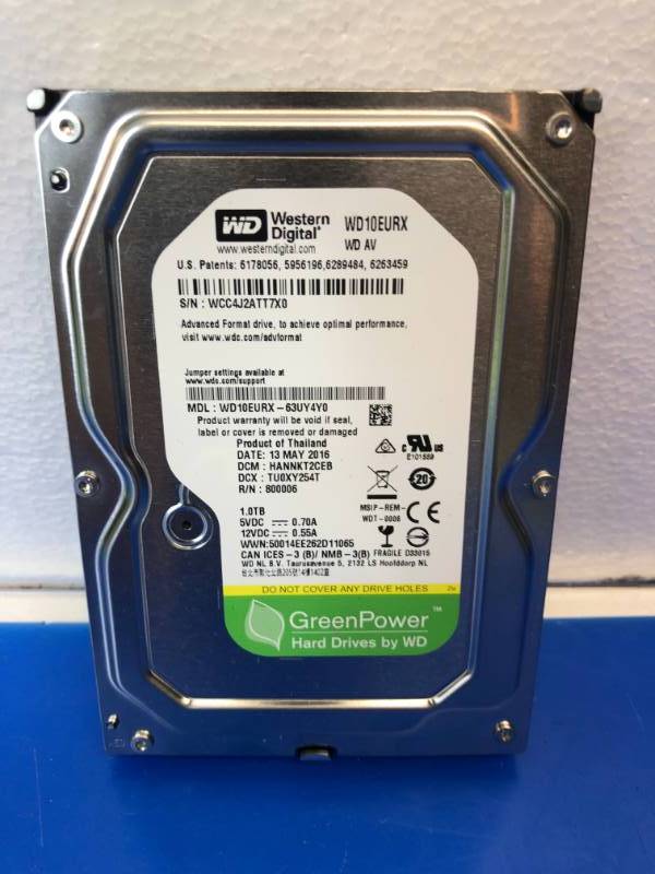 lot 3210 image: WESTERN DIGITAL 1TB HARDRIVE