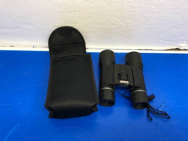 lot 3222 image: BUSHNELL 16X32 BINOCULARS
