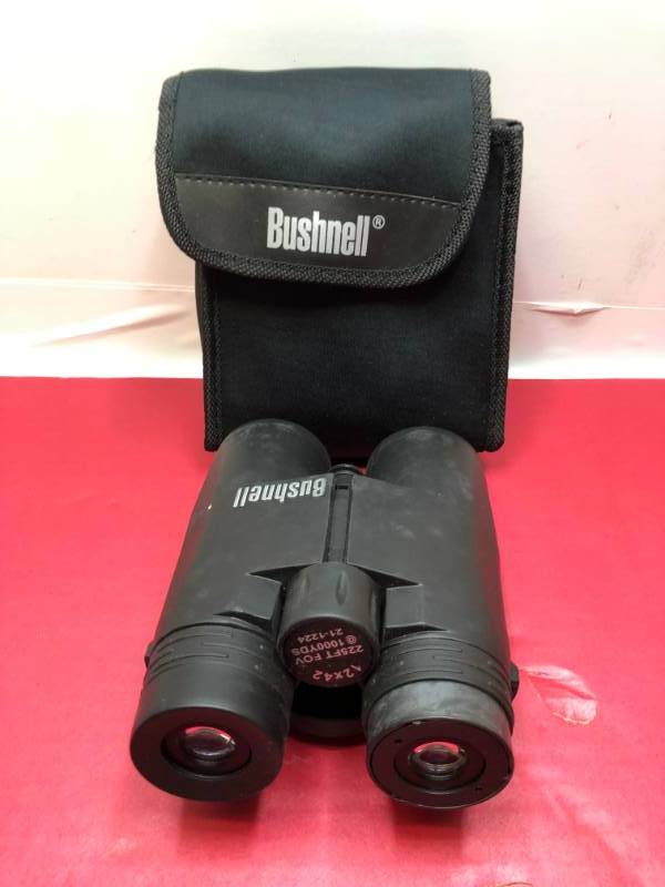 lot 3231 image: BUSHNELL 12X45 BINOCULARS