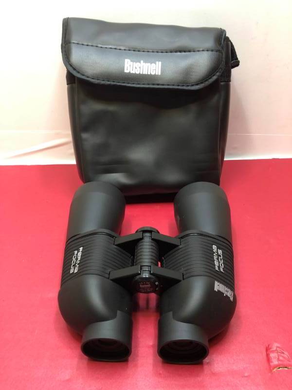 lot 3232 image: BUSHNELL PERMA FOCUS  12X60 BINOCULARS