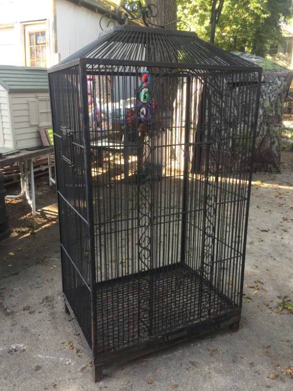 lot 1001 image: PARROT  BIRD CAGE