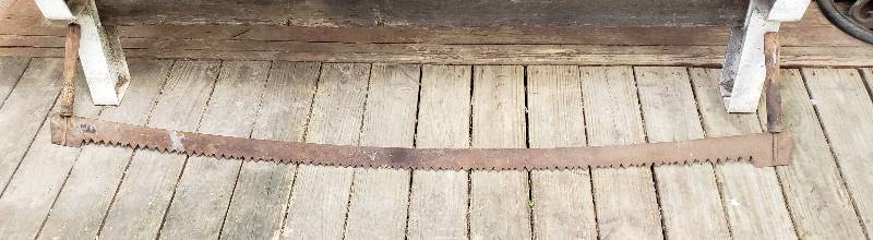 lot 1398 image: Vintage 2 man Saw - 72  Long