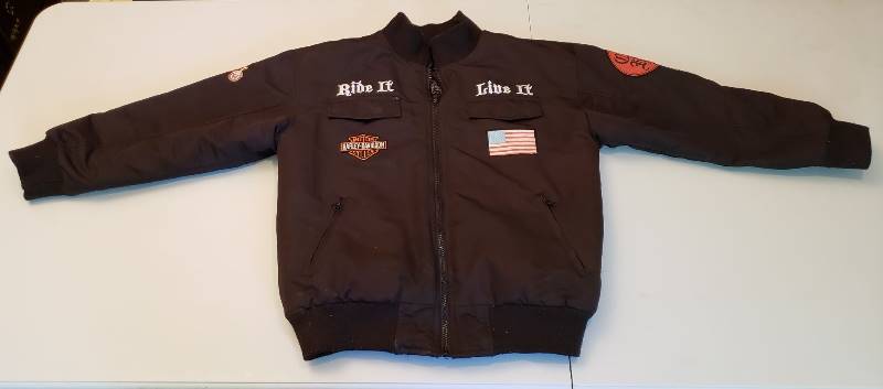lot 1538 image: Vintage Reversible Harley-Davidson Jacket
