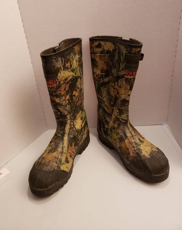 lot 1543 image: Itasca Steel Shank Scent Free 1000 Insulated Ultra Boots Size 13