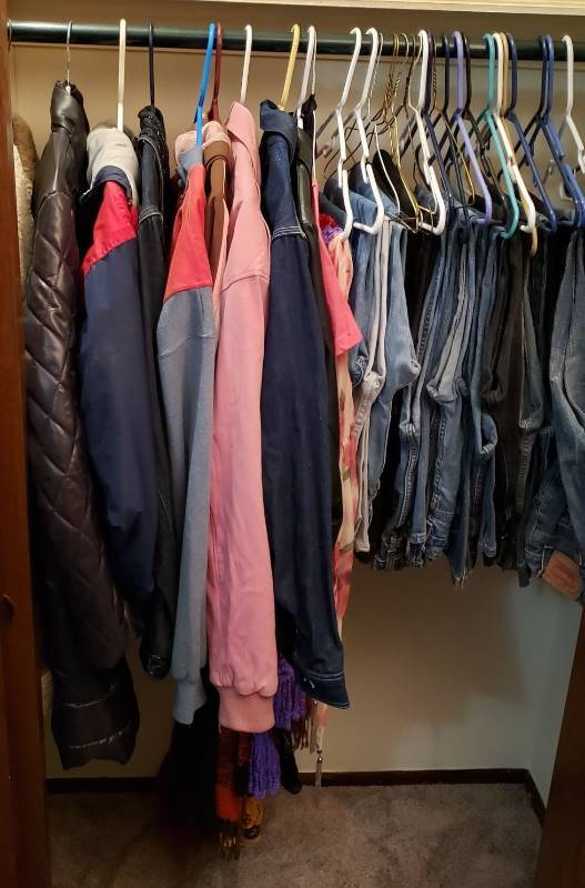 lot 1570 image: Lot of Womens Clothing - Jeans Sizes 10 & 12 and Jackets Sizes L & XL