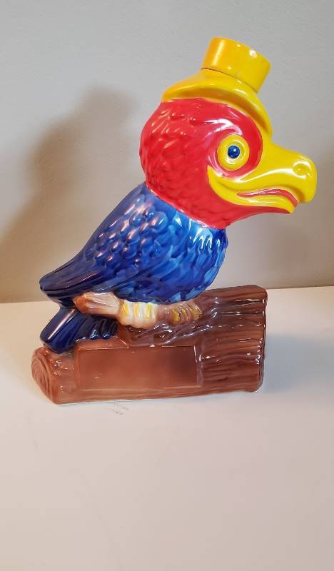 lot 1599 image: Jayhawk Decanter - Heritage China - Ezra Brooks - 1969 - 10  tall