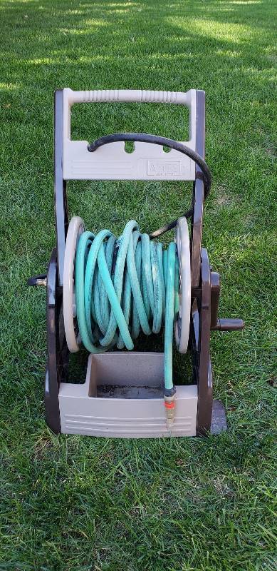 lot 3057 image: Ames Hose Reel with Hose