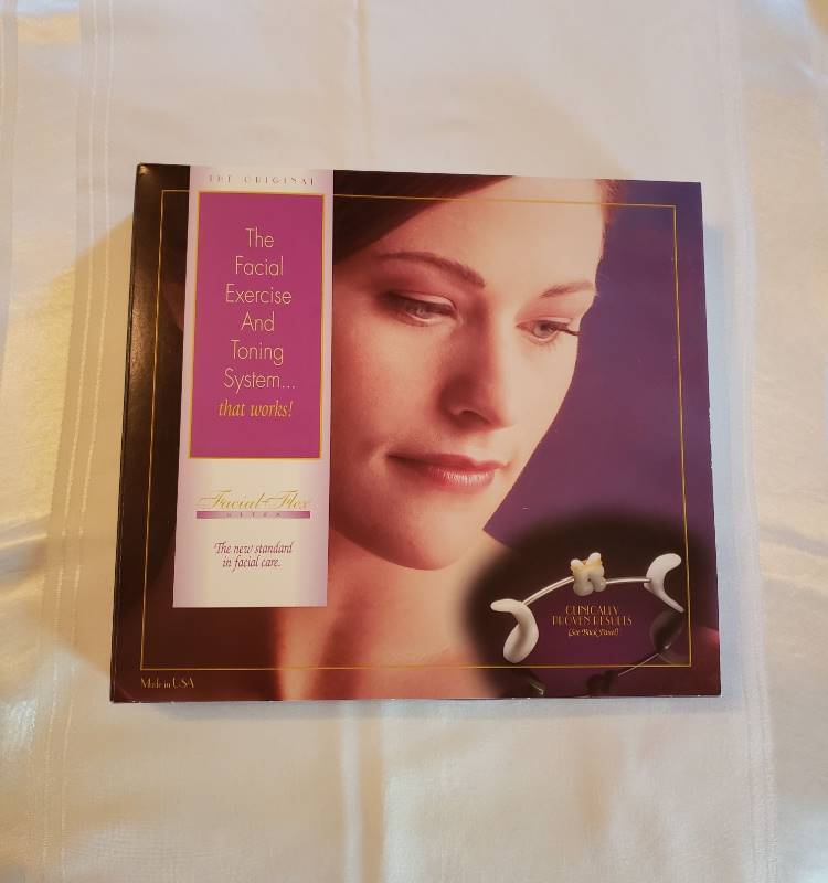 lot 3122 image: Facial Flex Original Exercise Toning System Device Anti Aging Chin Neck Face
