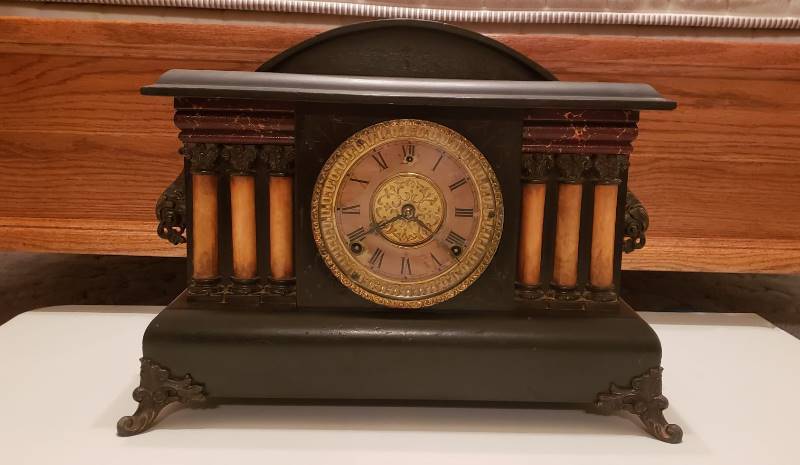 Wm. L. popular Gilbert Clock Co. Antique Mantle Clock