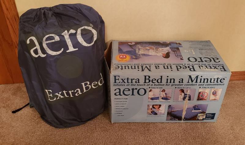 lot 3193 image: Aero Full Size Air Mattress with Box