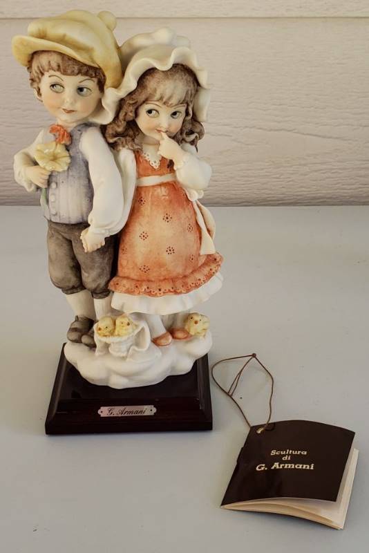 lot 3307 image: G. Armani Italian Figurine -  Gullivers World  1984