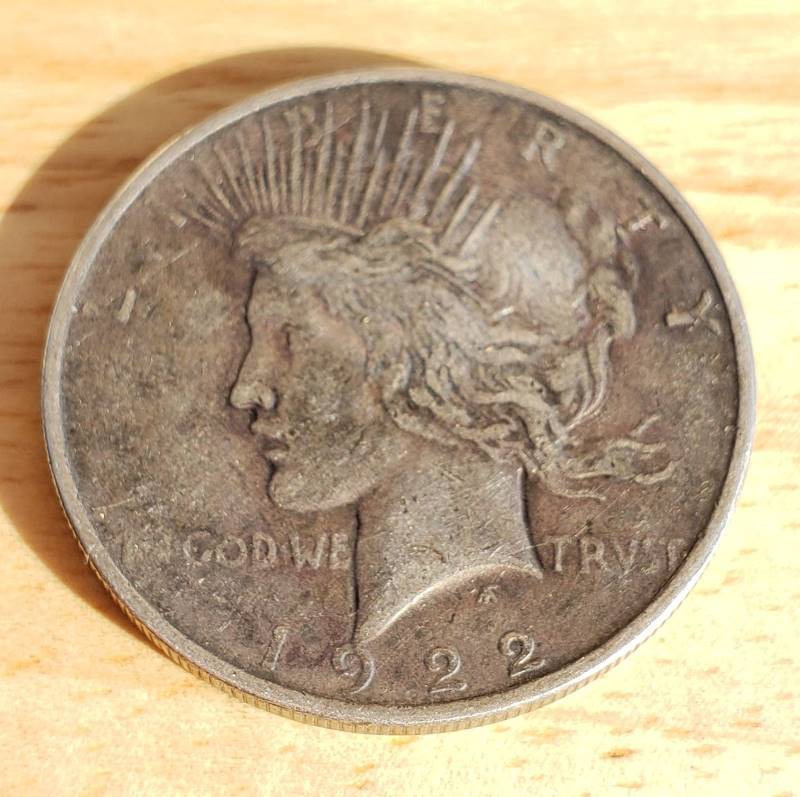 lot 3315 image: 1922 - D Peace Silver Dollar