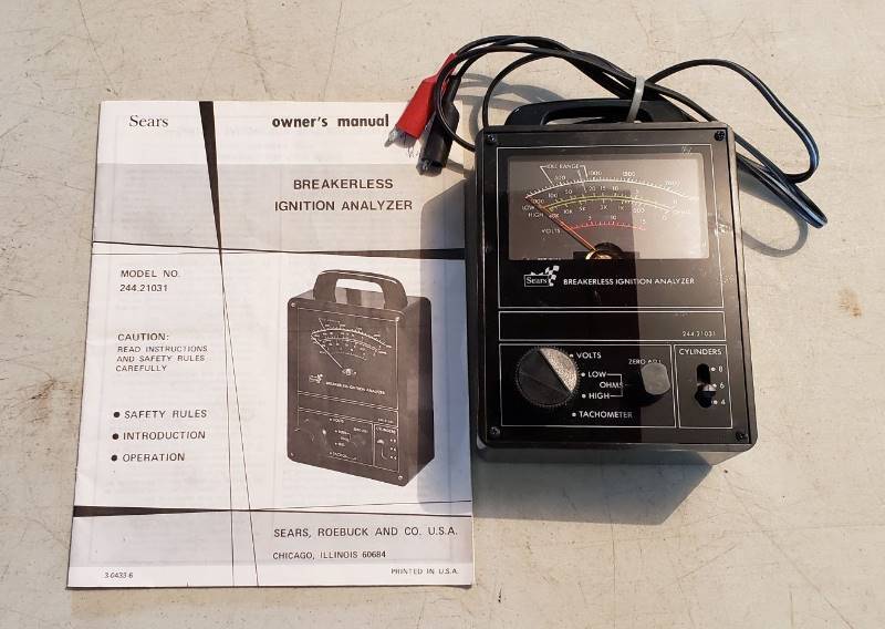 lot 2312 image: Sears Breakerless Ignition Analyzer - Model 244.21031