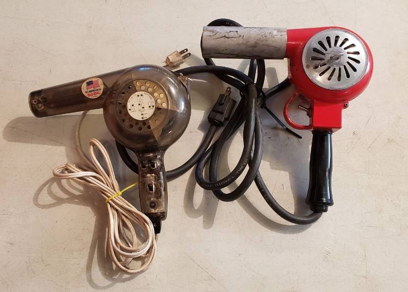 lot 2338 image: Dayton Heat Gun, Hair-mate Dryer, and Sure-Fire T655 Propane Torch - All Work