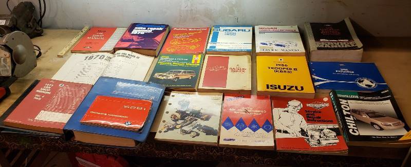 lot 2347 image: Lot of Various 1970 - 2006 Service, Shop, & Repair Manuals