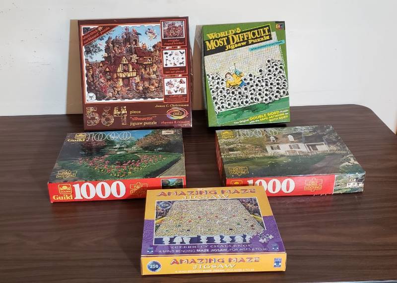 lot 2437 image: Lot of (7) Puzzles