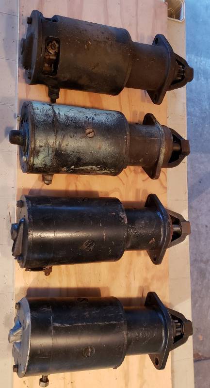 lot 2582 image: Kaiser 1950s Car Parts - Starters - 4 total