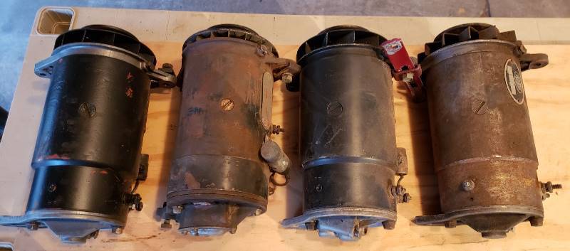 lot 2583 image: Kaiser 1950s Car Parts - Generators - 4 total