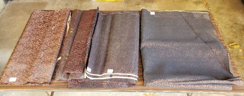 lot 2600 image: Kaiser 1950s Car Parts - Interior Material Lining - Various Sizes - see Pictures