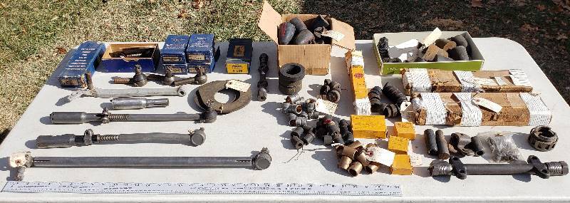 lot 2607 image: Kaiser 1950s Car Parts - Front Suspension Parts