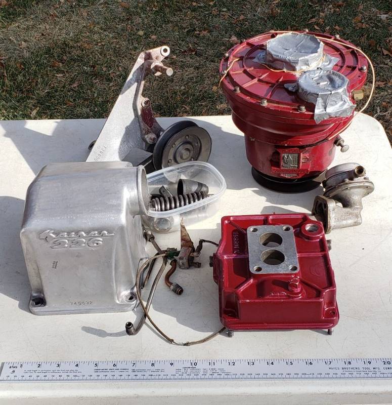 lot 2610 image: Kaiser 1950s Car Parts - Kaiser 226 Supercharger Parts