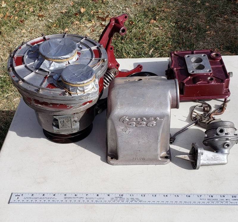 lot 2611 image: Kaiser 1950s Car Parts - Kaiser 226 Supercharger Parts II