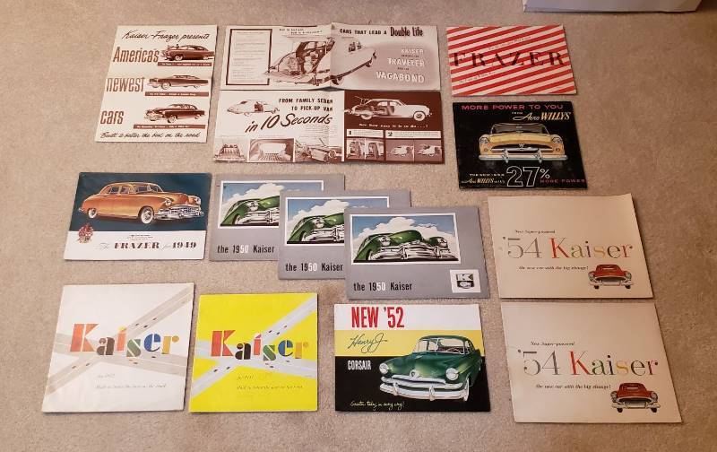 lot 2640 image: Kaiser Frazer Sales Brochures
