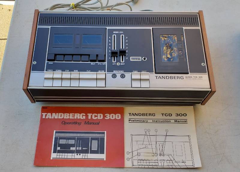 lot 2668 image: Tandberg Series TCD 300 Cassette Recorder with Original Box - Works