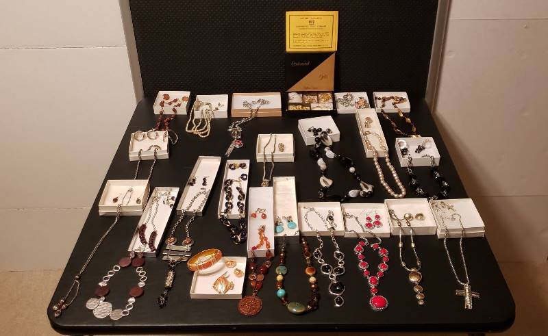 lot 2739 image: Lot of NecklaceEar Ring Sets