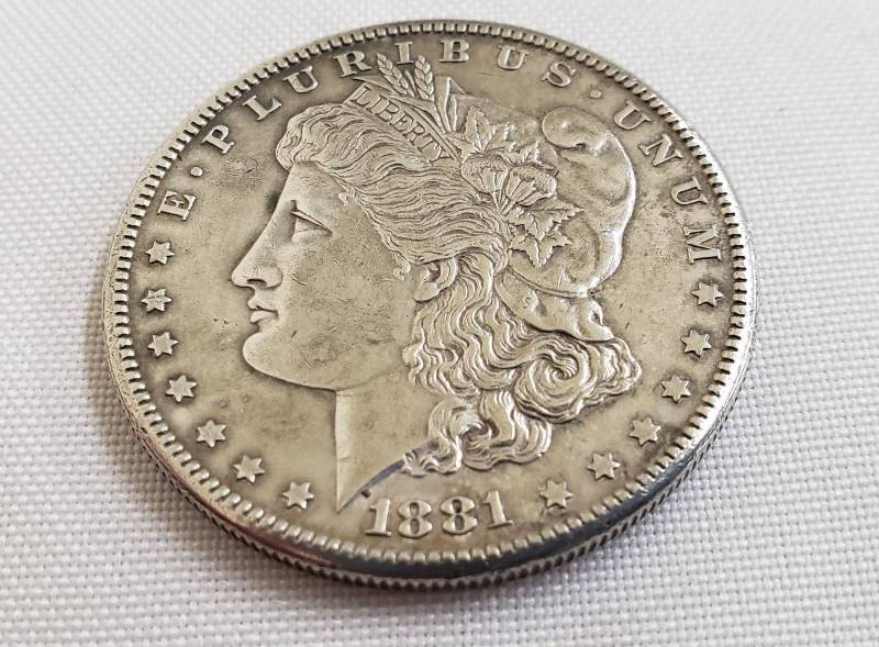 lot 2778 image: 1881 S Morgan Silver Dollar