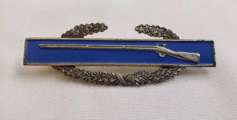lot 2786 image: US Army Combat Infantry Badge (CIB) - Sterling