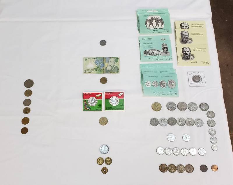 lot 2861 image: Lot of Foreign Currency - Poland, Romania, Hungary, Yugoslavia, Greece, and Turkey