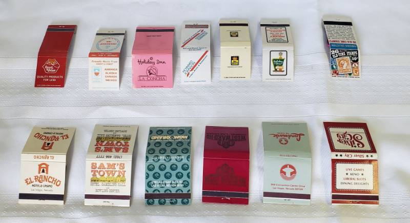 lot 2894 image: Lot of Matchbooks - Las Vegas and National Lodging Locations (13 items)