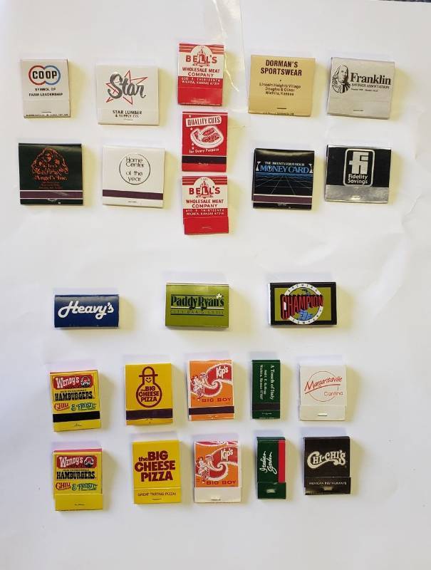 lot 2895 image: Lot of Matchbooks - Various Locations