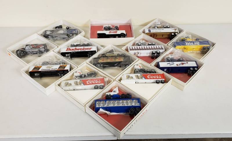 lot 2938 image: Lot of Winross Trucks - Beer Truck Collection - 13 Total