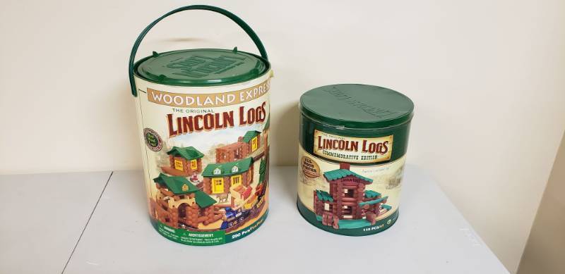 lot 2968 image: Lot of 2 Sets of Lincoln Logs