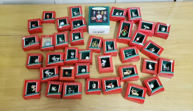 lot 2978 image: Lot of Hallmark Keepsake Mini Ornaments - Assortment