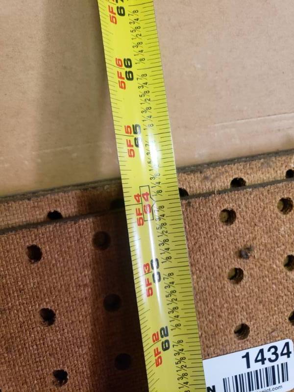 lot 1434 image: 4 pieces of peg board
