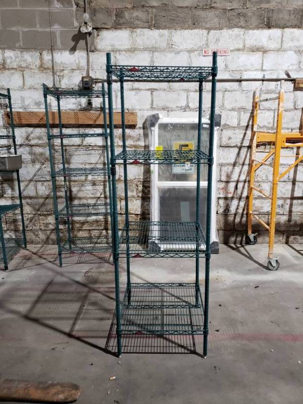 lot 1467 image: Coated metro style rack