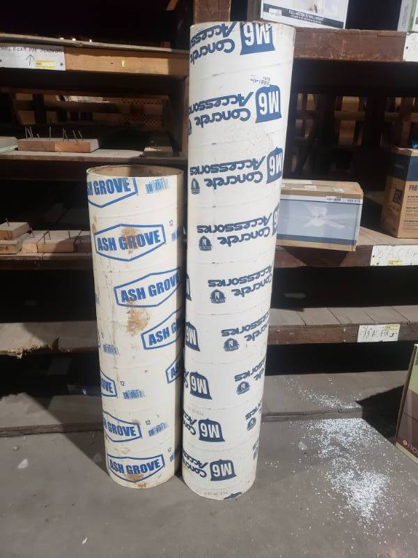 lot 1510 image: 12 form tubes