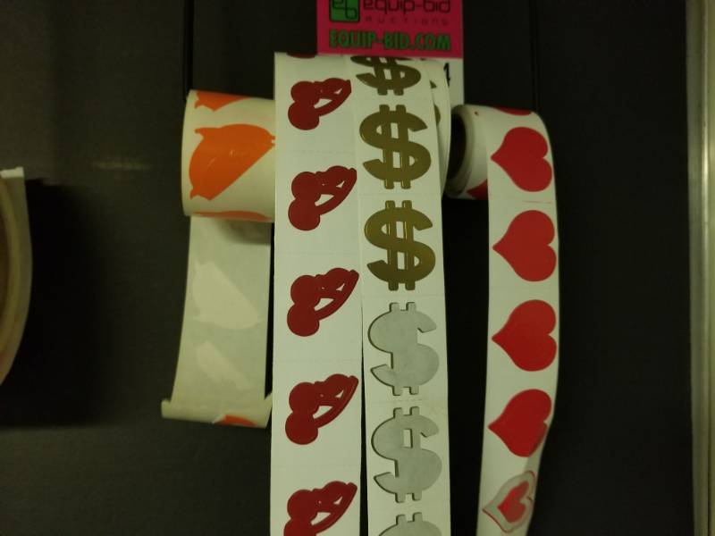 lot 6834 image: 4 Rolls Of Tanning Stickers