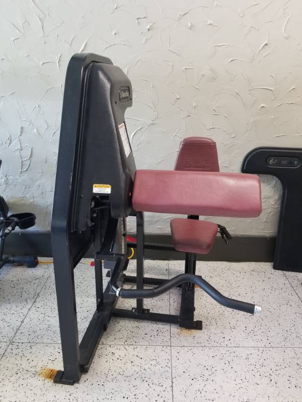 lot 6852 image: Nautilus Preacher Curl Machine