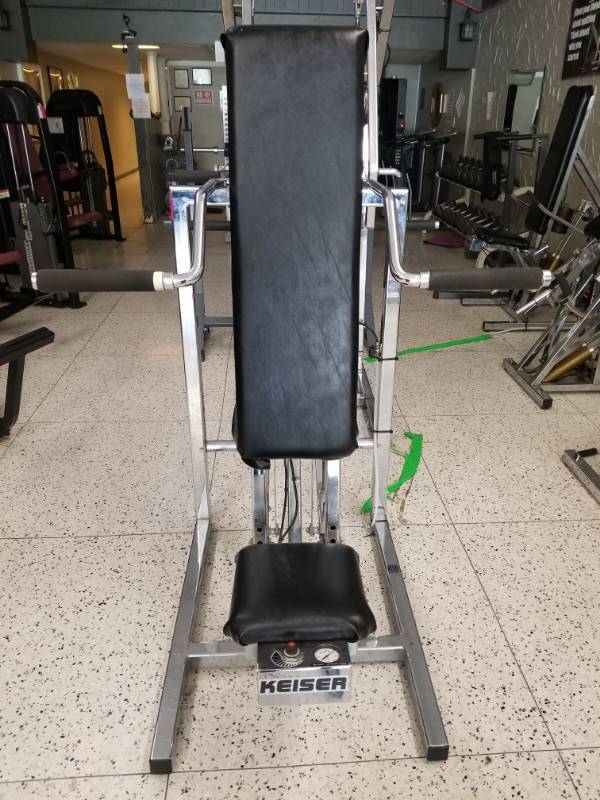 lot 6872 image: Keiser Air Controlled Shoulder Press 1606