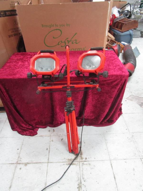 lot 2807 image: Electric Dual Work Light