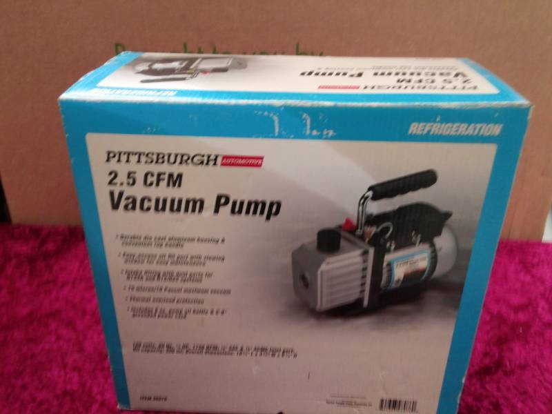 lot 2785 image: Pittsburgh 2.5 cfm Vacuum Pump